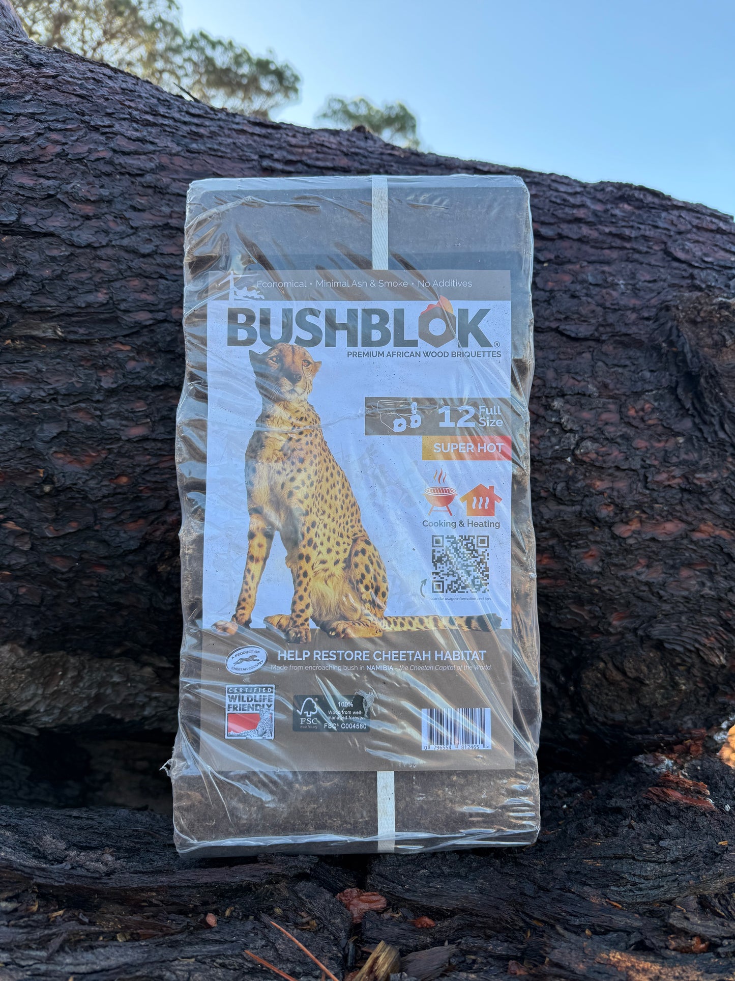 Bushblok load of 20 bags(each bag has 12 logs)